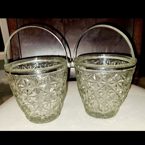 Source Unknown Dining Ussr Soviet Sugar Basin Pressed Glass Ice